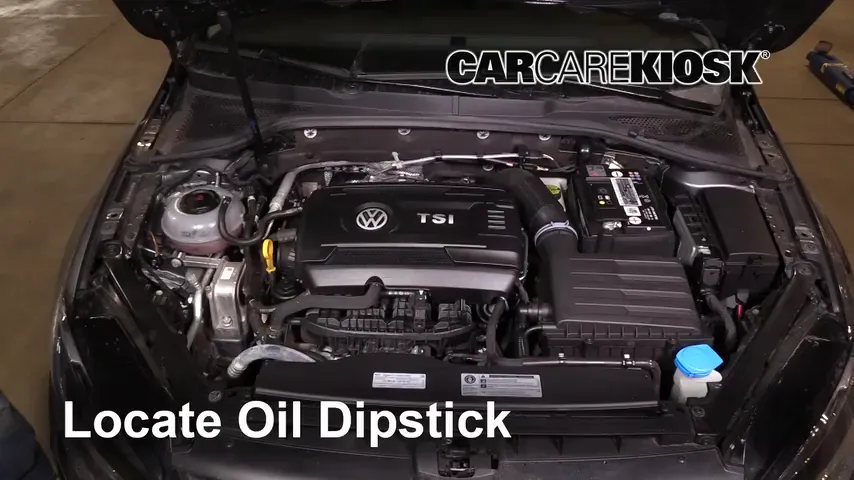 2018 Volkswagen Golf SportWagen SE 1.8L 4 Cyl. Turbo Oil Check Oil Level